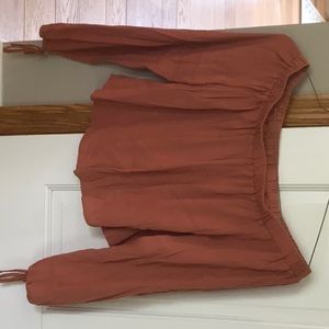 Burnt Orange Top, sz M